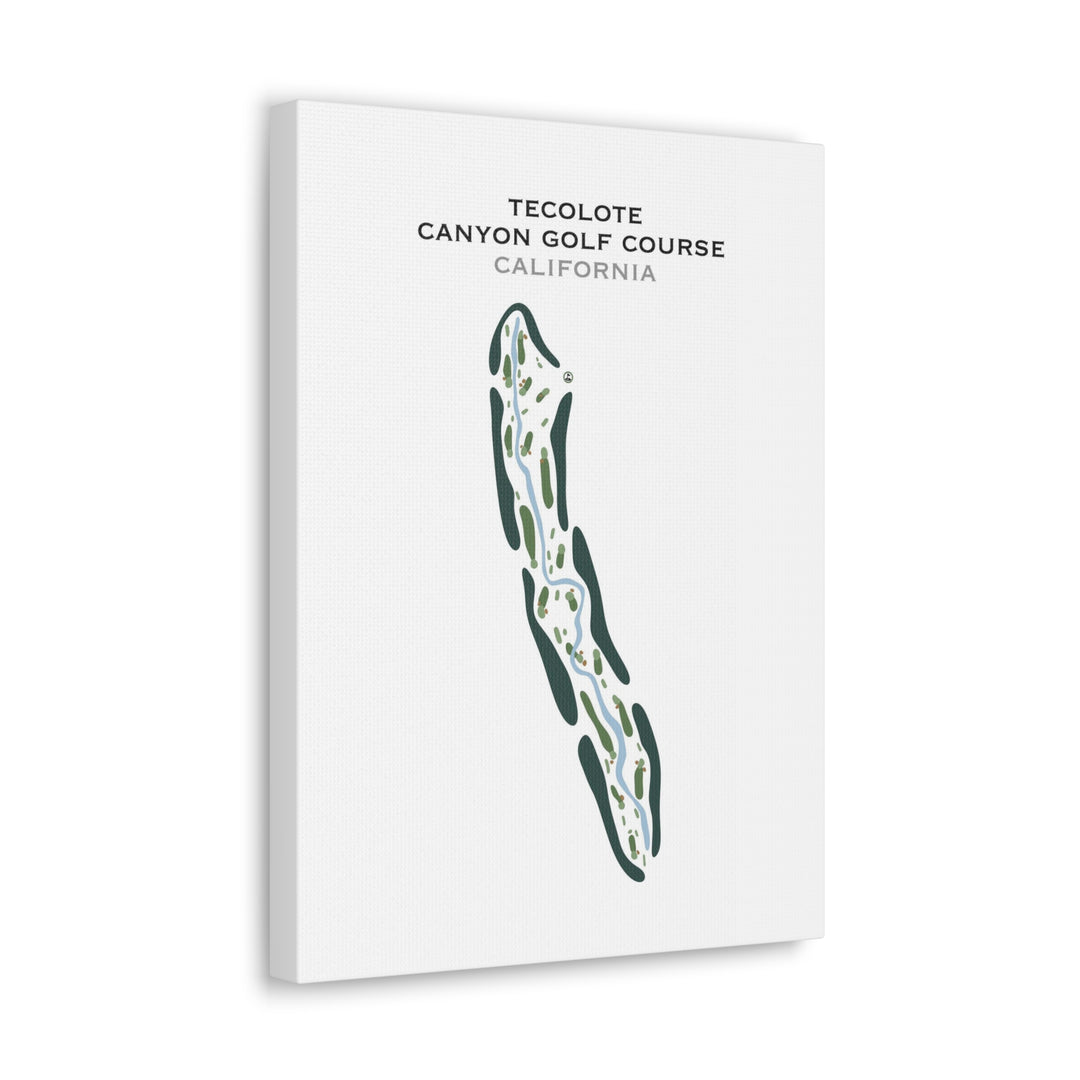 Tecolote Canyon Golf Course, California - Printed Golf Courses