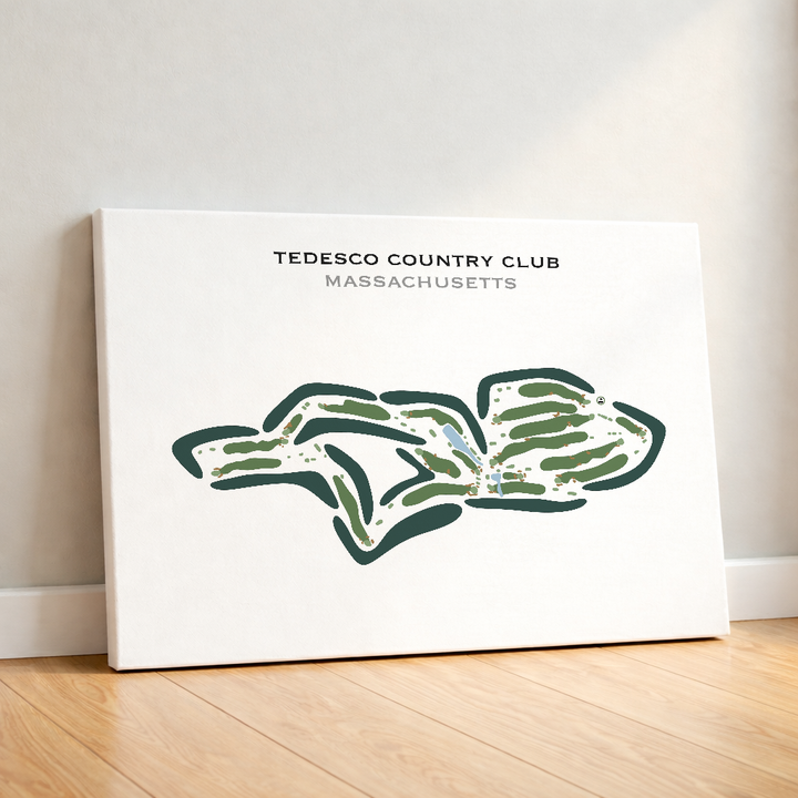 Tedesco Country Club, Massachusetts - Printed Golf Courses