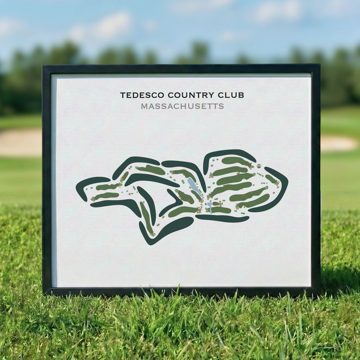 Tedesco Country Club, Massachusetts - Printed Golf Courses