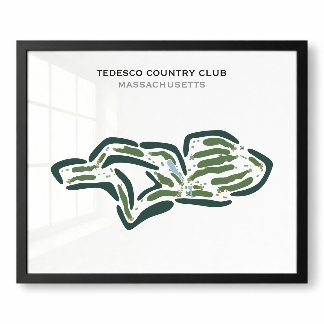 Tedesco Country Club, Massachusetts - Printed Golf Courses