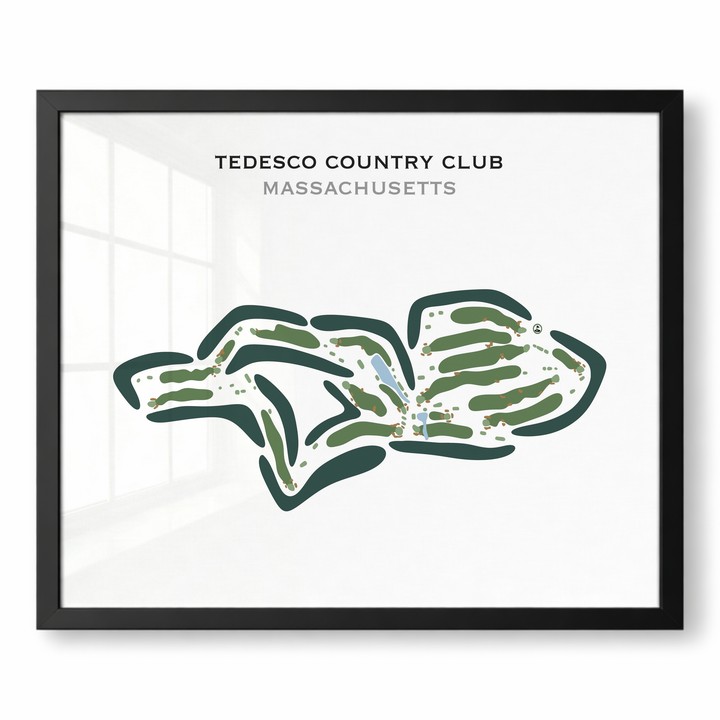 Tedesco Country Club, Massachusetts - Printed Golf Courses