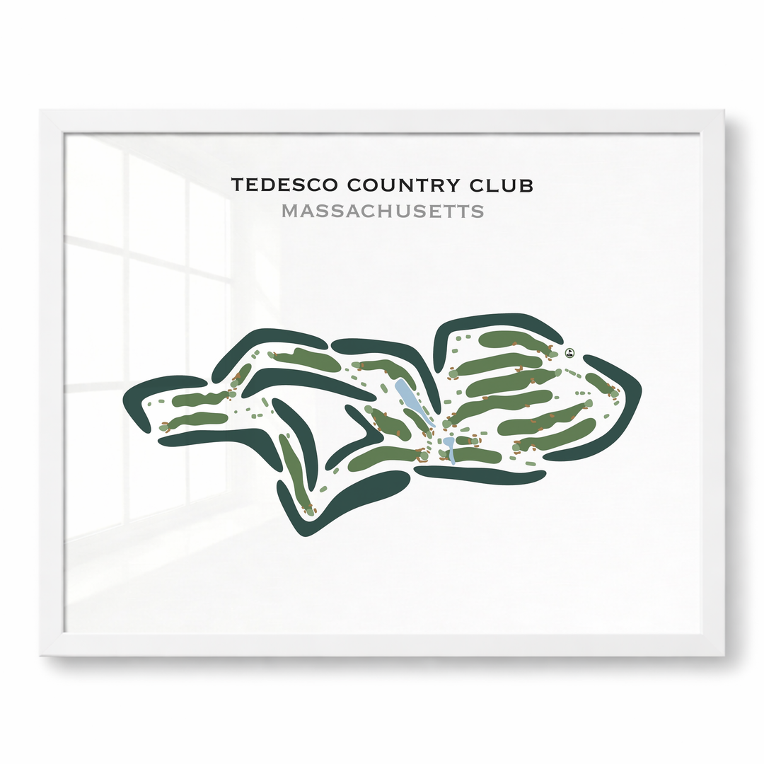 Tedesco Country Club, Massachusetts - Printed Golf Courses