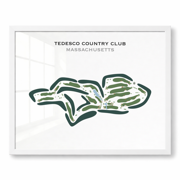 Tedesco Country Club, Massachusetts - Printed Golf Courses