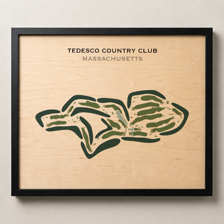 Tedesco Country Club, Massachusetts - Printed Golf Courses
