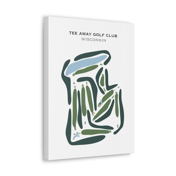 Tee Away Golf Club, Wisconsin - Printed Golf Courses