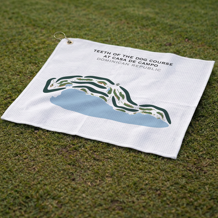Teeth of the Dog Golf Course at Casa de Campo, Dominican Republic - Printed Golf Courses