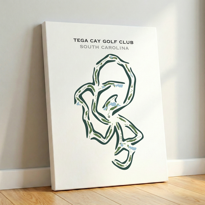 Tega Cay Golf Club, South Carolina - Printed Golf Courses