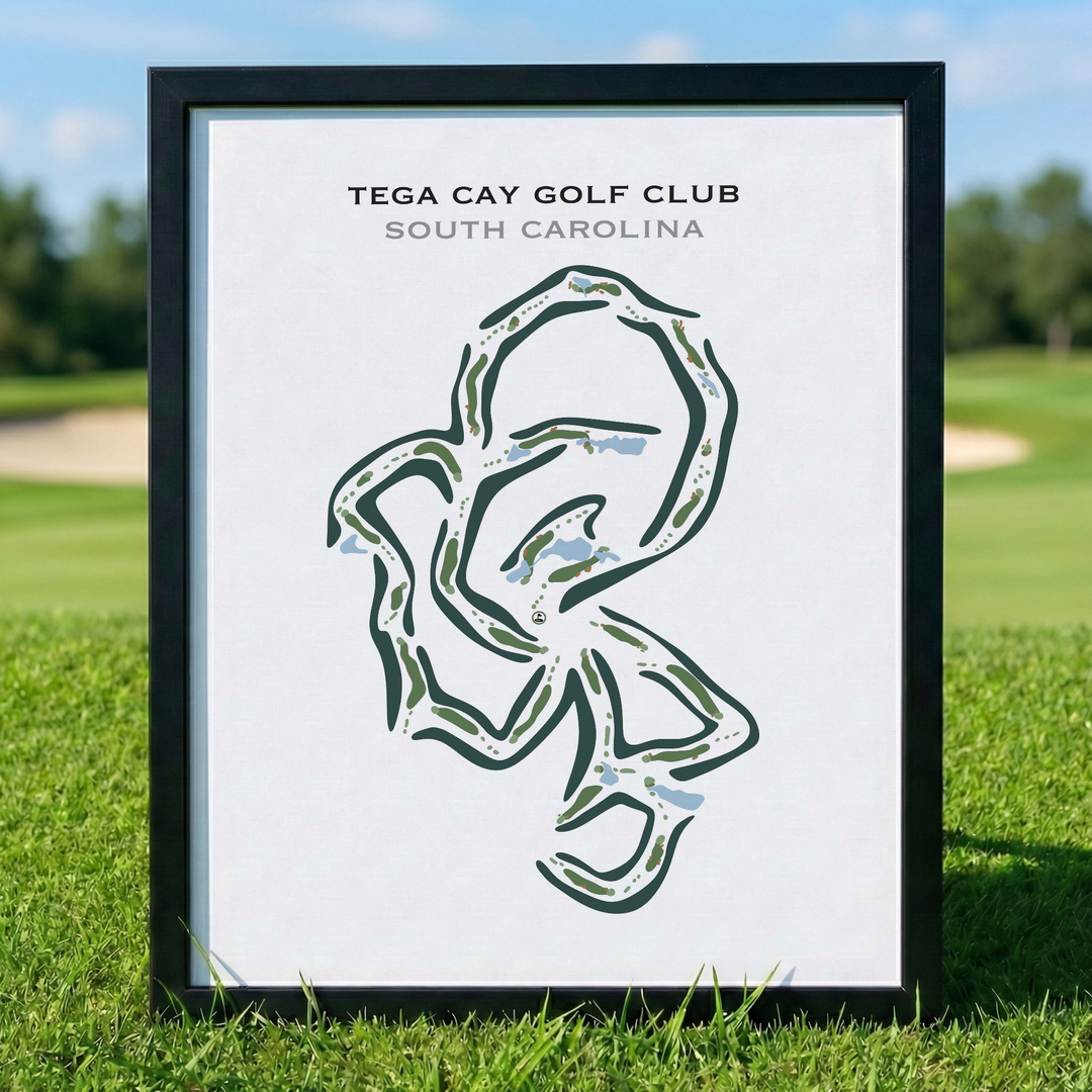 Tega Cay Golf Club, South Carolina - Printed Golf Courses