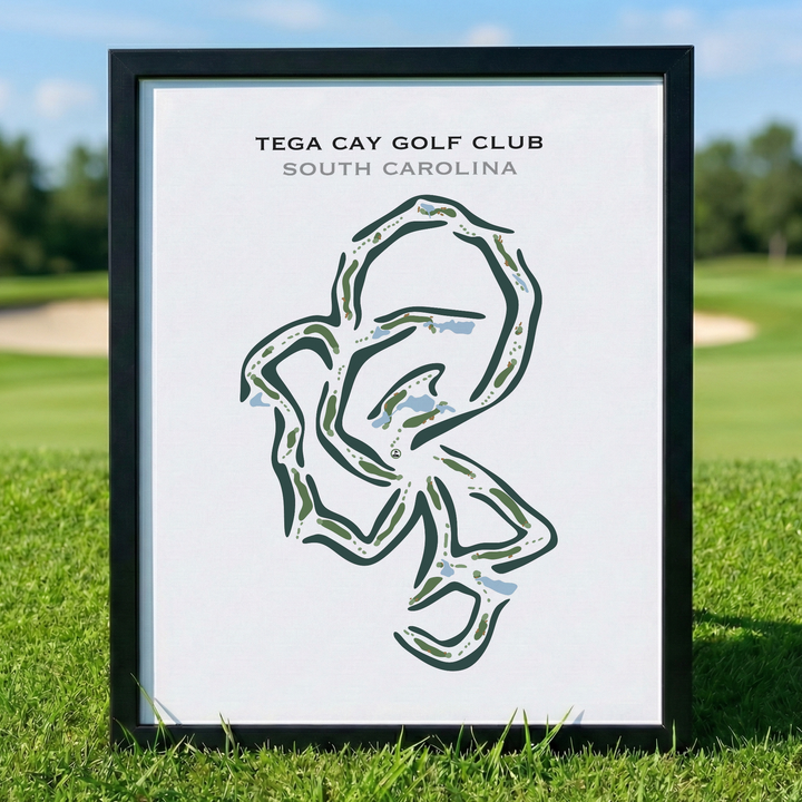 Tega Cay Golf Club, South Carolina - Printed Golf Courses