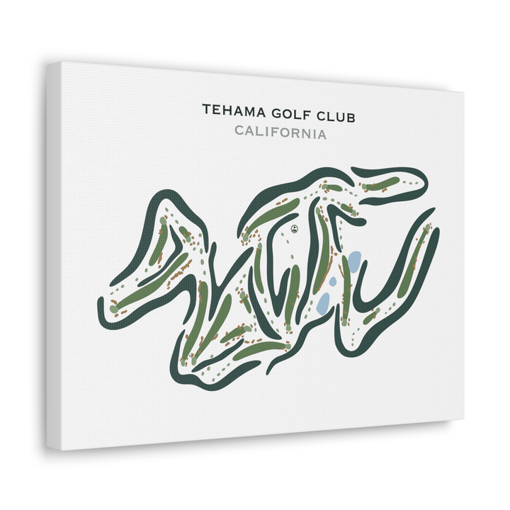Tehama Golf Club, California - Printed Golf Courses - Golf Course Prints