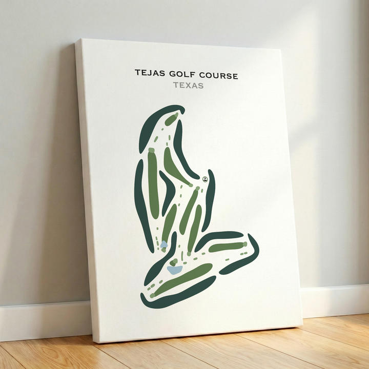 Tejas Golf Course, Texas - Printed Golf Courses