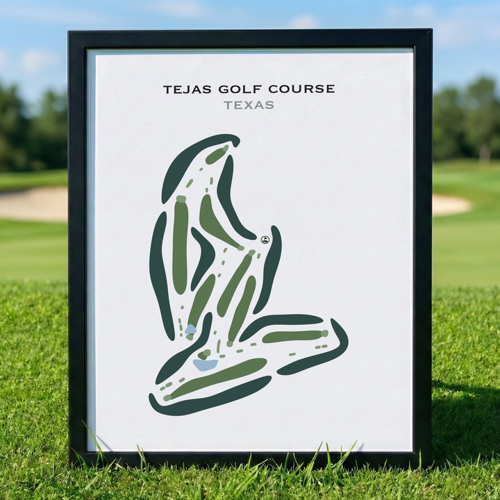 Tejas Golf Course, Texas - Printed Golf Courses