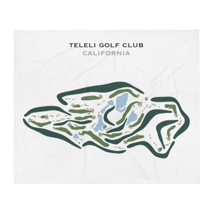 Teleli Golf Club, California - Printed Golf Courses