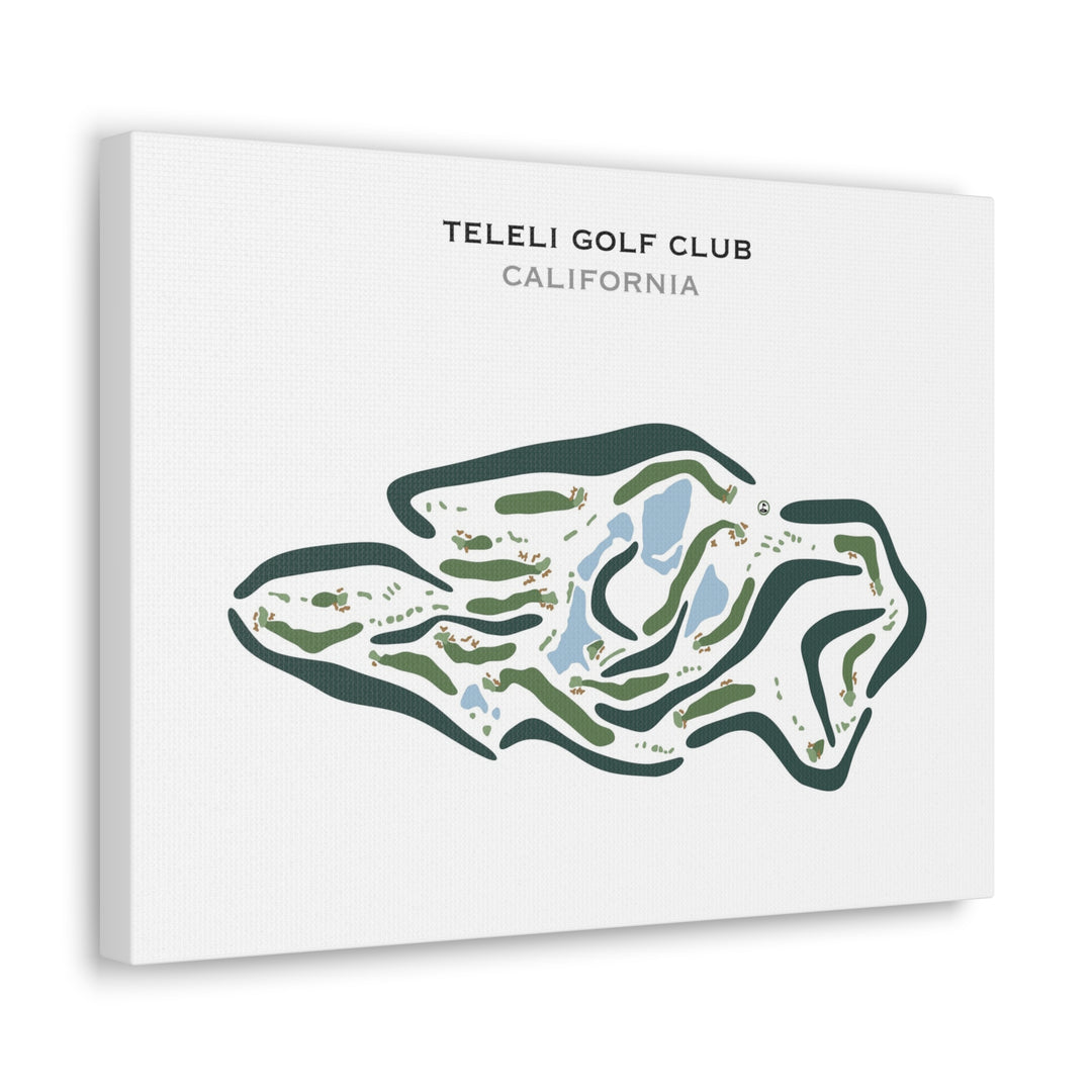 Teleli Golf Club, California - Printed Golf Courses