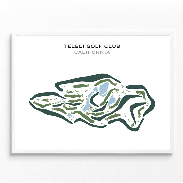 Teleli Golf Club, California - Printed Golf Courses