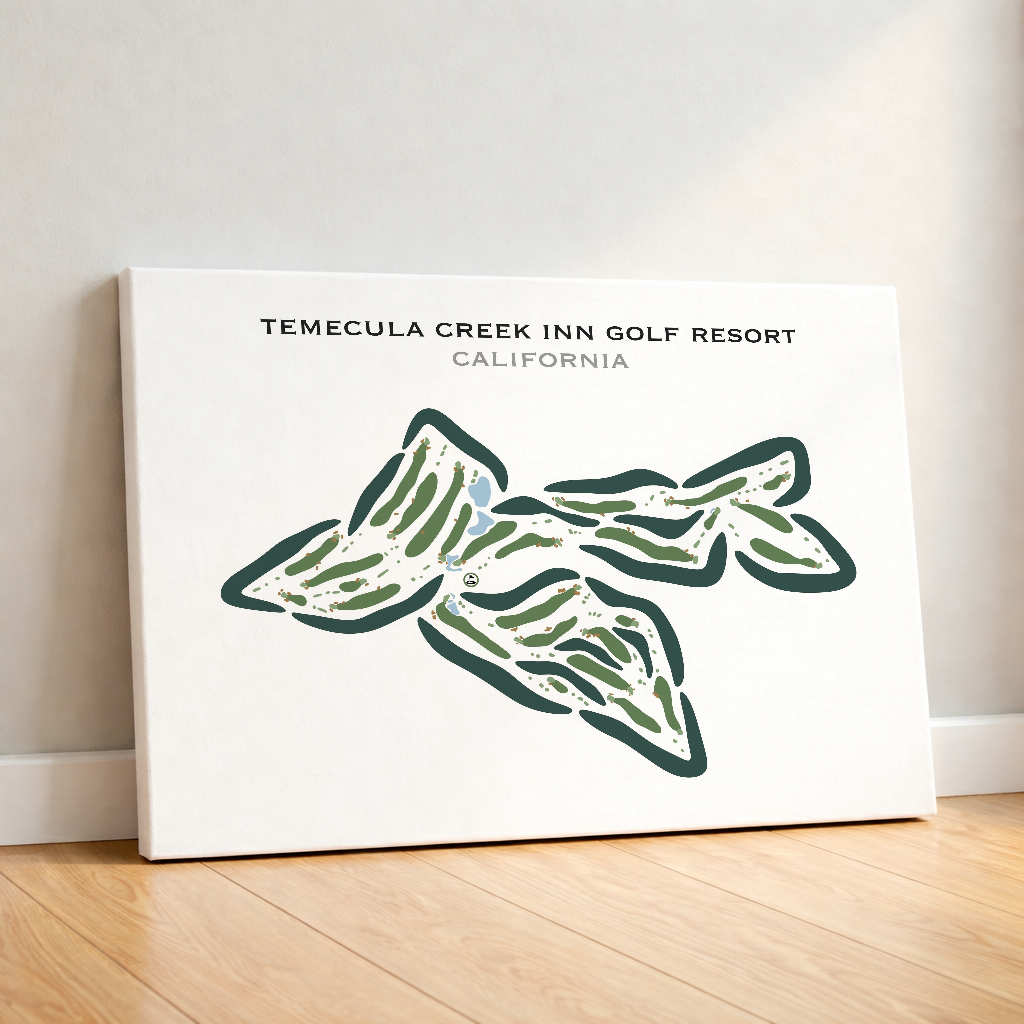 Temecula Creek Inn Golf Resort, California - Printed Golf Courses