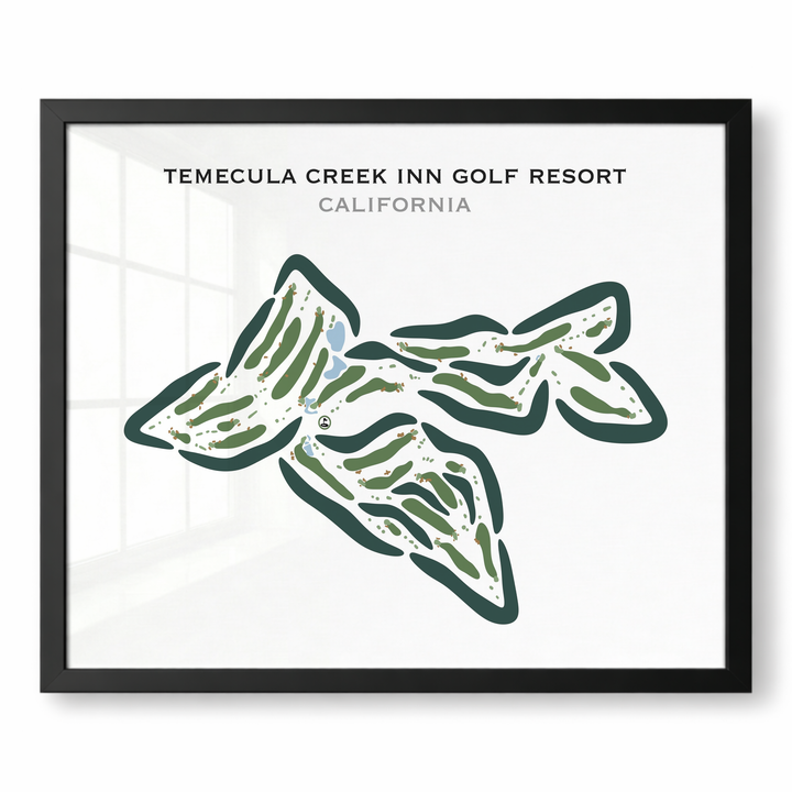 Temecula Creek Inn Golf Resort, California - Printed Golf Courses
