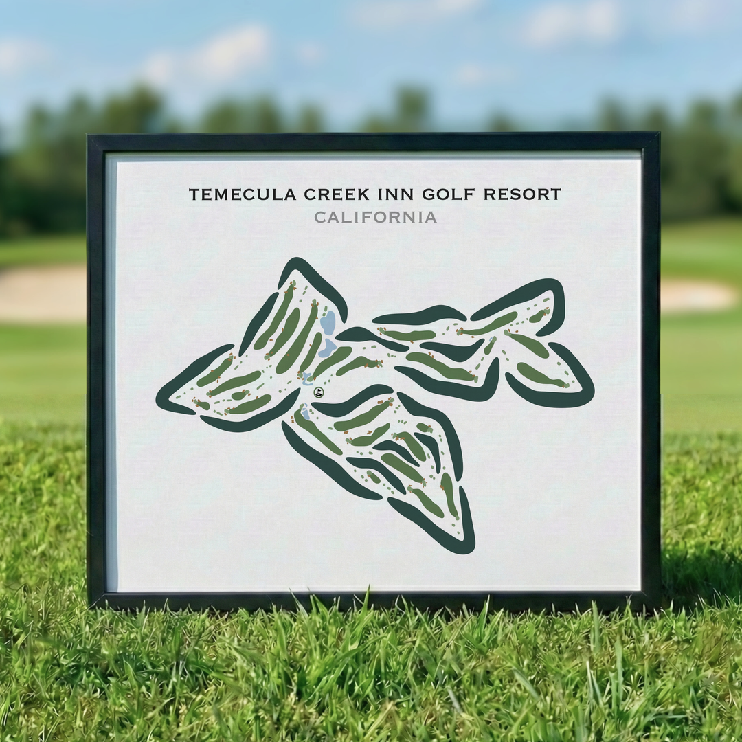 Temecula Creek Inn Golf Resort, California - Printed Golf Courses