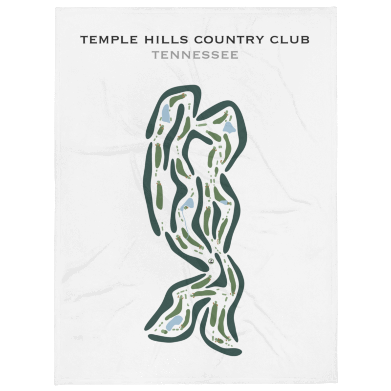 Temple Hills Country Club, Tennessee - Printed Golf Courses