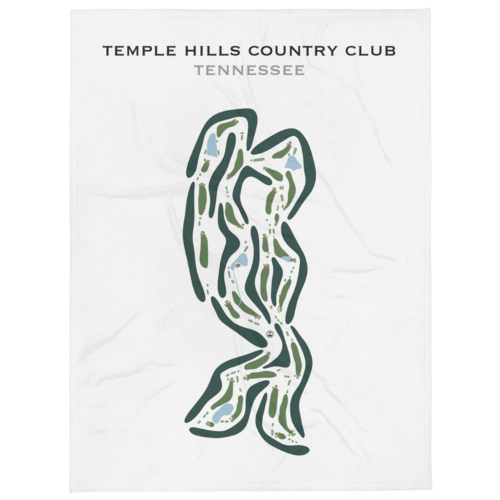 Temple Hills Country Club, Tennessee - Printed Golf Courses