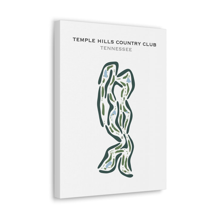 Temple Hills Country Club, Tennessee - Printed Golf Courses