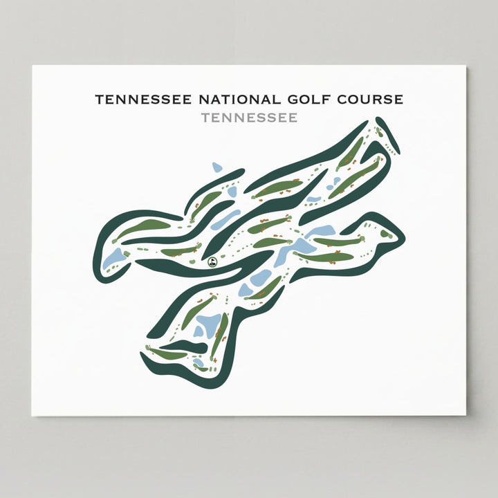 Tennessee National Golf Course, Loudon, Tennessee - Printed Golf Courses