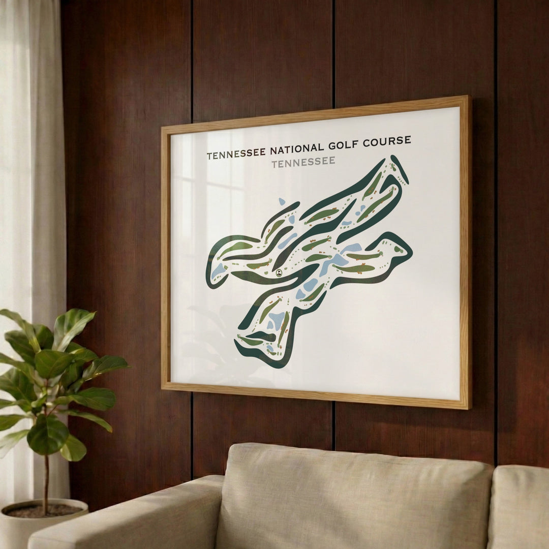 Tennessee National Golf Course, Loudon, Tennessee - Printed Golf Courses