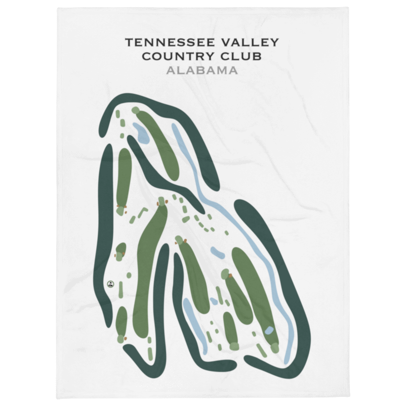 Tennessee Valley Country Club, Alabama - Printed Golf Courses