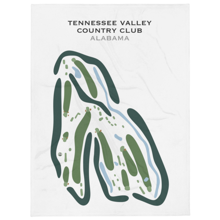 Tennessee Valley Country Club, Alabama - Printed Golf Courses