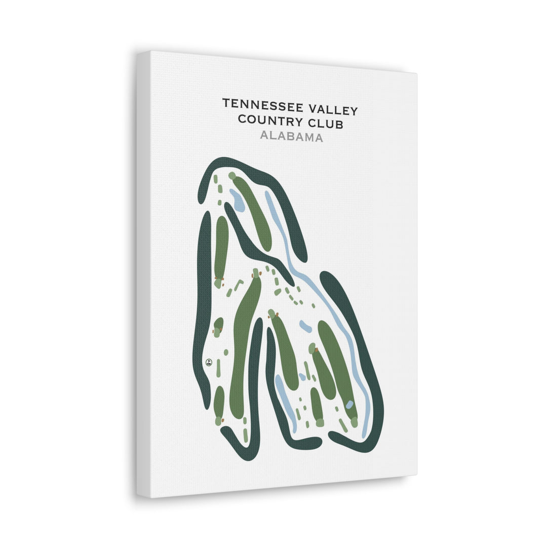 Tennessee Valley Country Club, Alabama - Printed Golf Courses