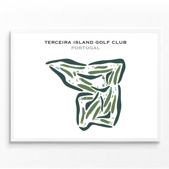 Terceira Island Golf Club, Portugal - Printed Golf Courses