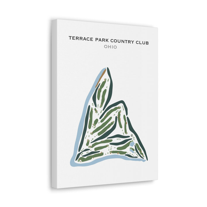 Terrace Park Country Club, Ohio - Printed Golf Courses