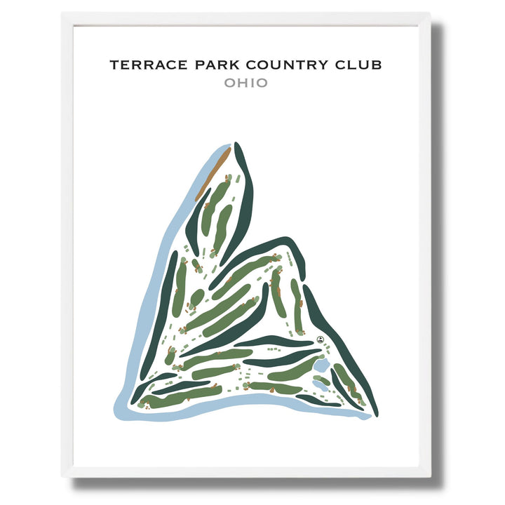 Terrace Park Country Club, Ohio - Printed Golf Courses