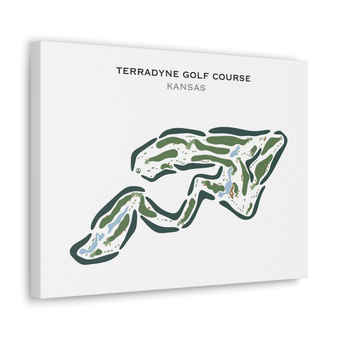 Terradyne Golf Course, Kansas - Printed Golf Course