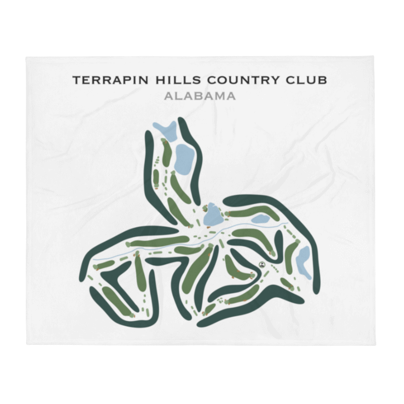 Terrapin Hills Country Club, Alabama - Printed Golf Courses