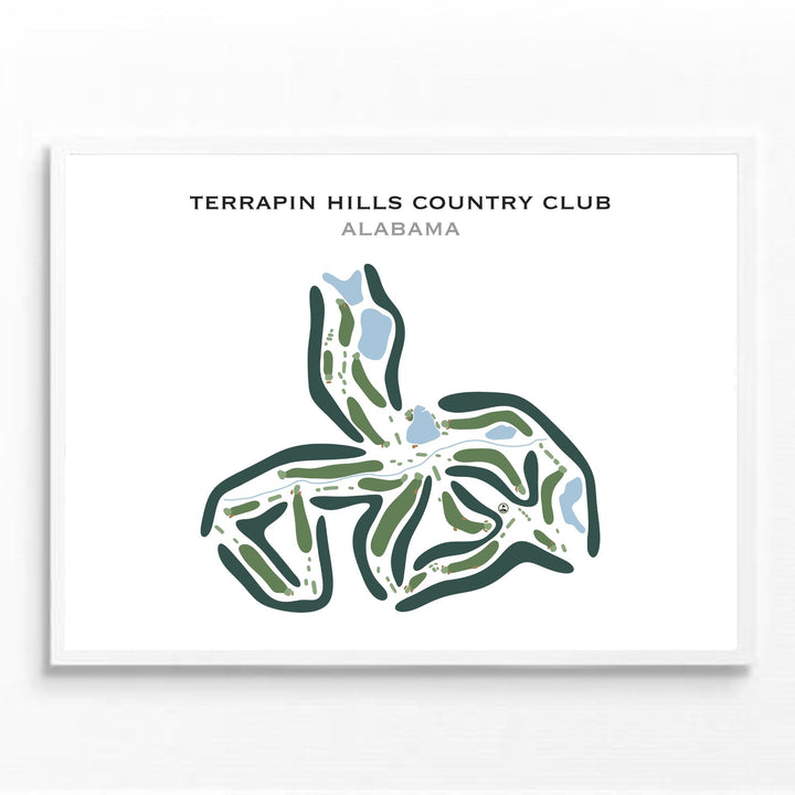 Terrapin Hills Country Club, Alabama - Printed Golf Courses