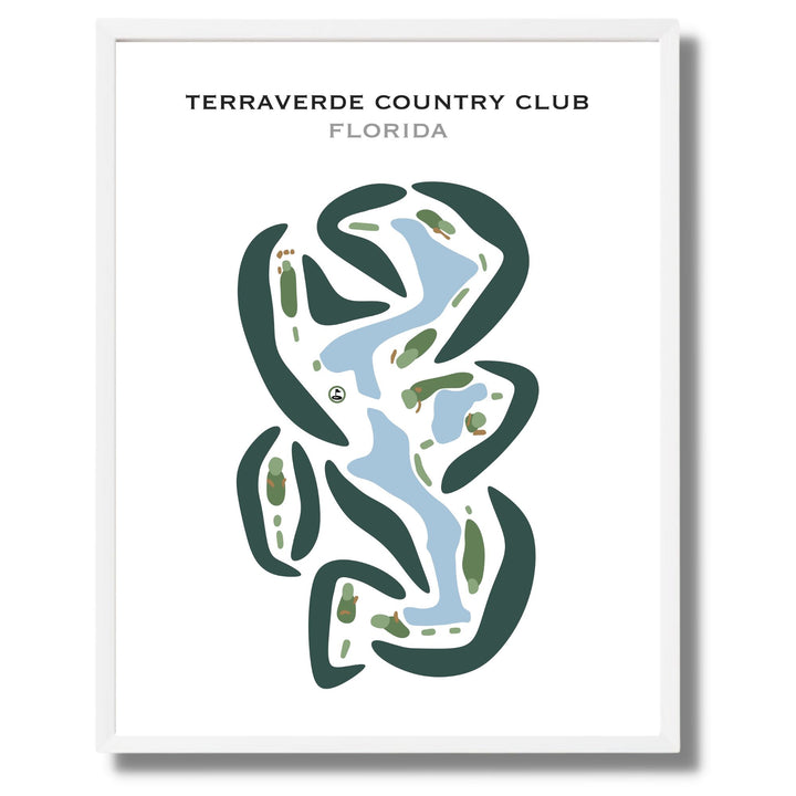 Terraverde Country Club, Florida - Printed Golf Courses