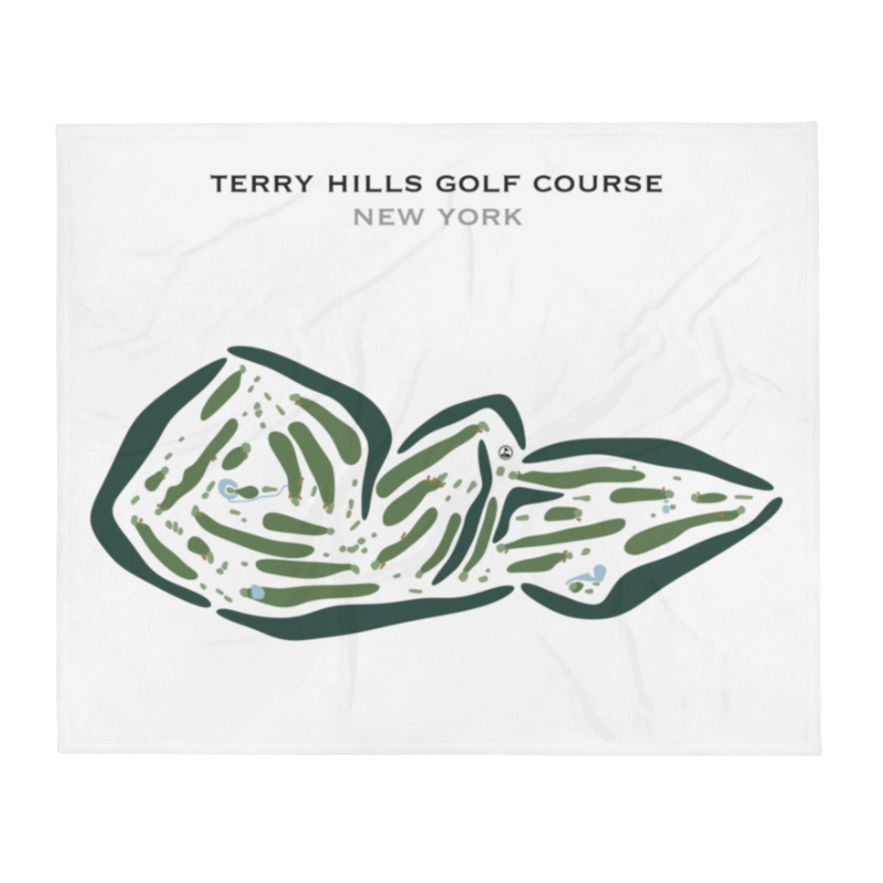 Terry Hills Golf Course, New York - Printed Golf Courses