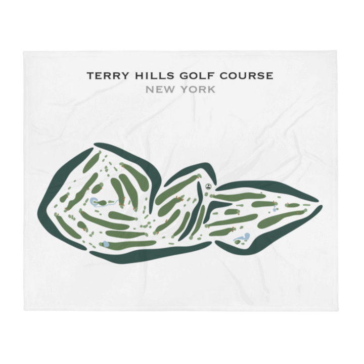 Terry Hills Golf Course, New York - Printed Golf Courses