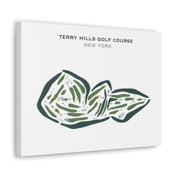 Terry Hills Golf Course, New York - Printed Golf Courses