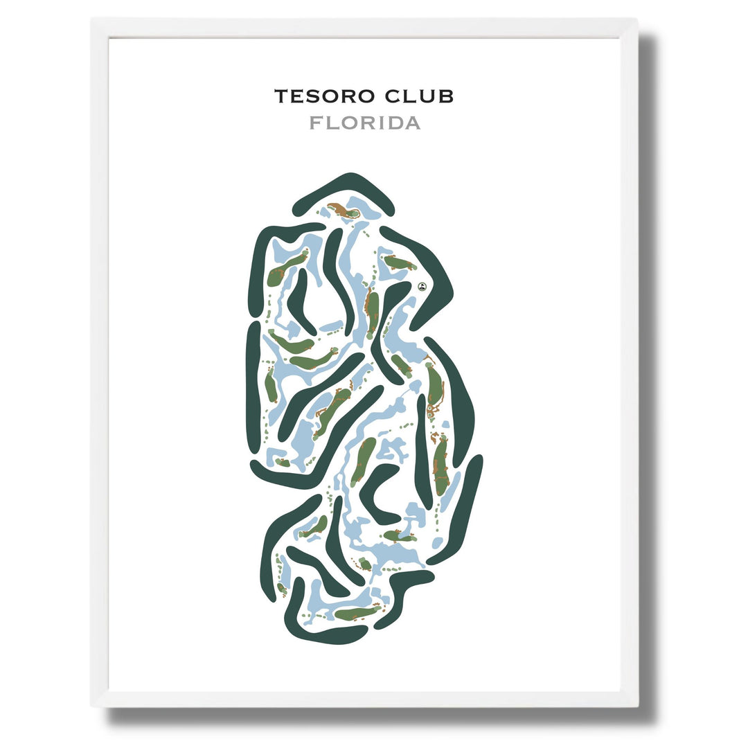Tesoro Club, Florida - Printed Golf Courses