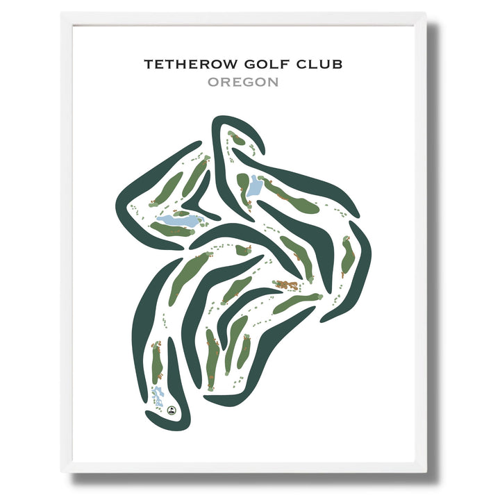 Tetherow Golf Club, Oregon - Printed Golf Courses