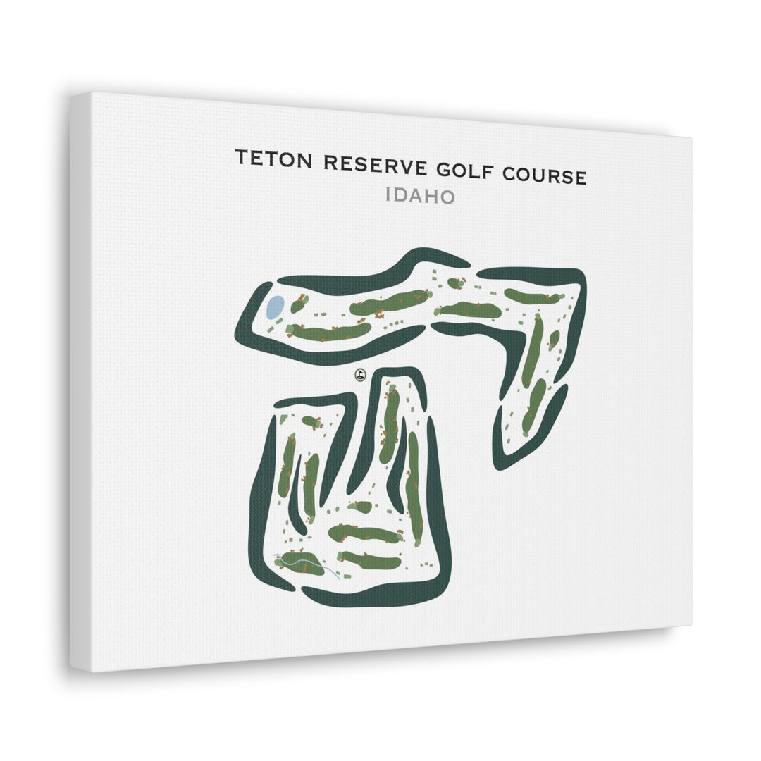 Teton Reserve Golf Course, Idaho - Printed Golf Courses