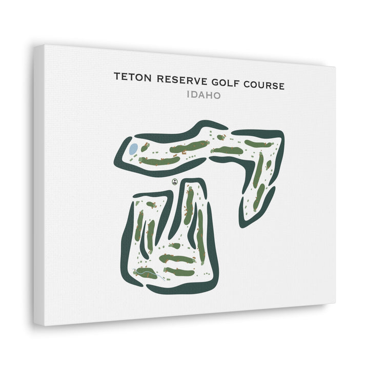 Teton Reserve Golf Course, Idaho - Printed Golf Courses