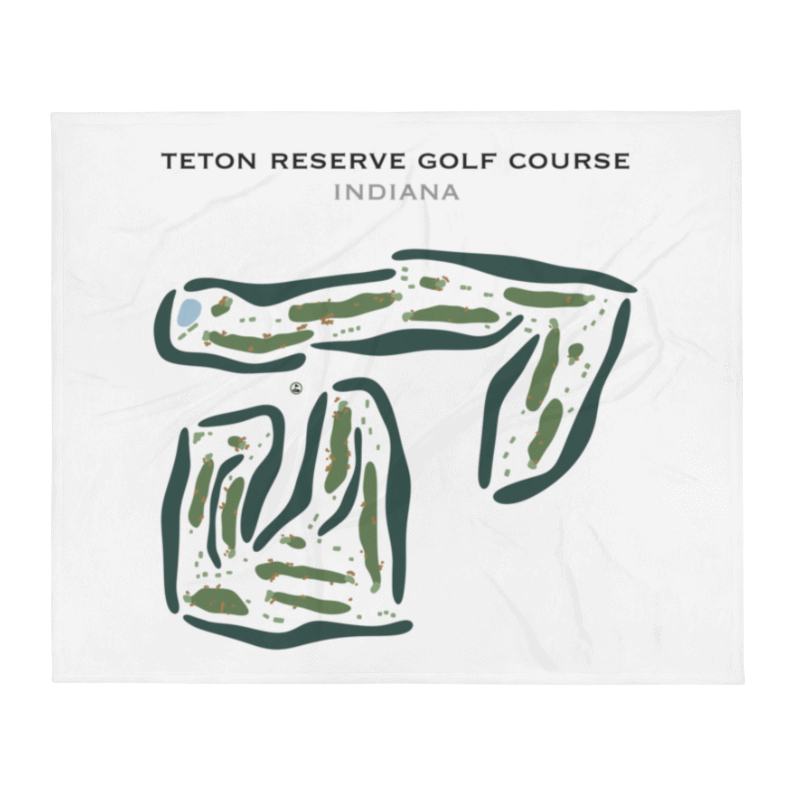 Teton Reserve Golf Course, Indiana - Printed Golf Courses