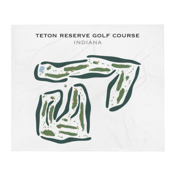 Teton Reserve Golf Course, Indiana - Printed Golf Courses