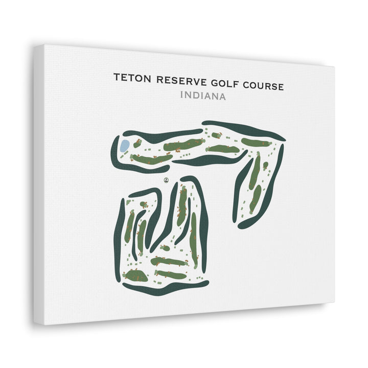 Teton Reserve Golf Course, Indiana - Printed Golf Courses