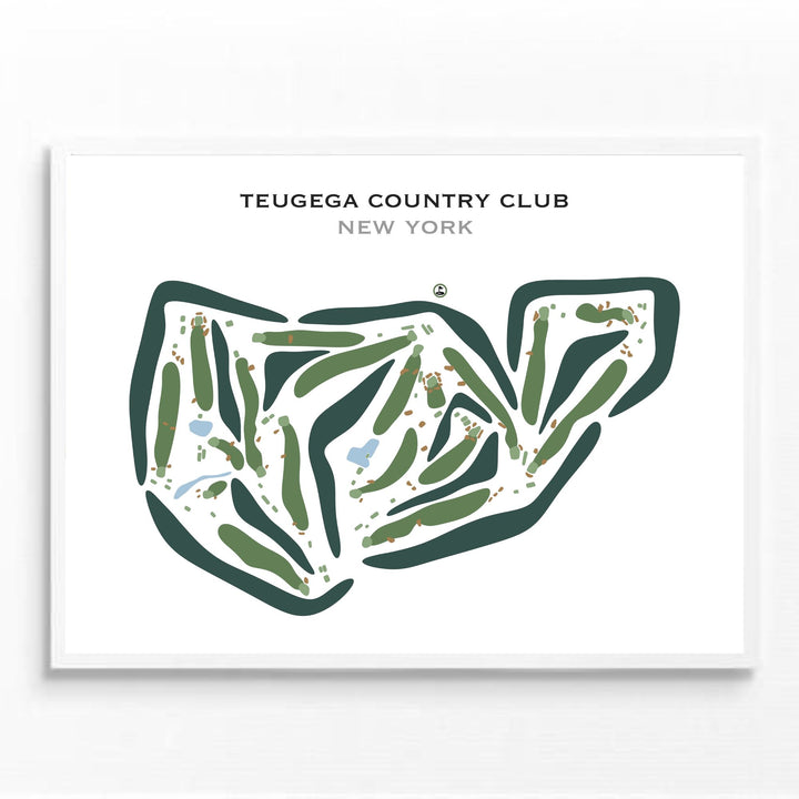 Teugega Country Club, New York - Printed Golf Courses