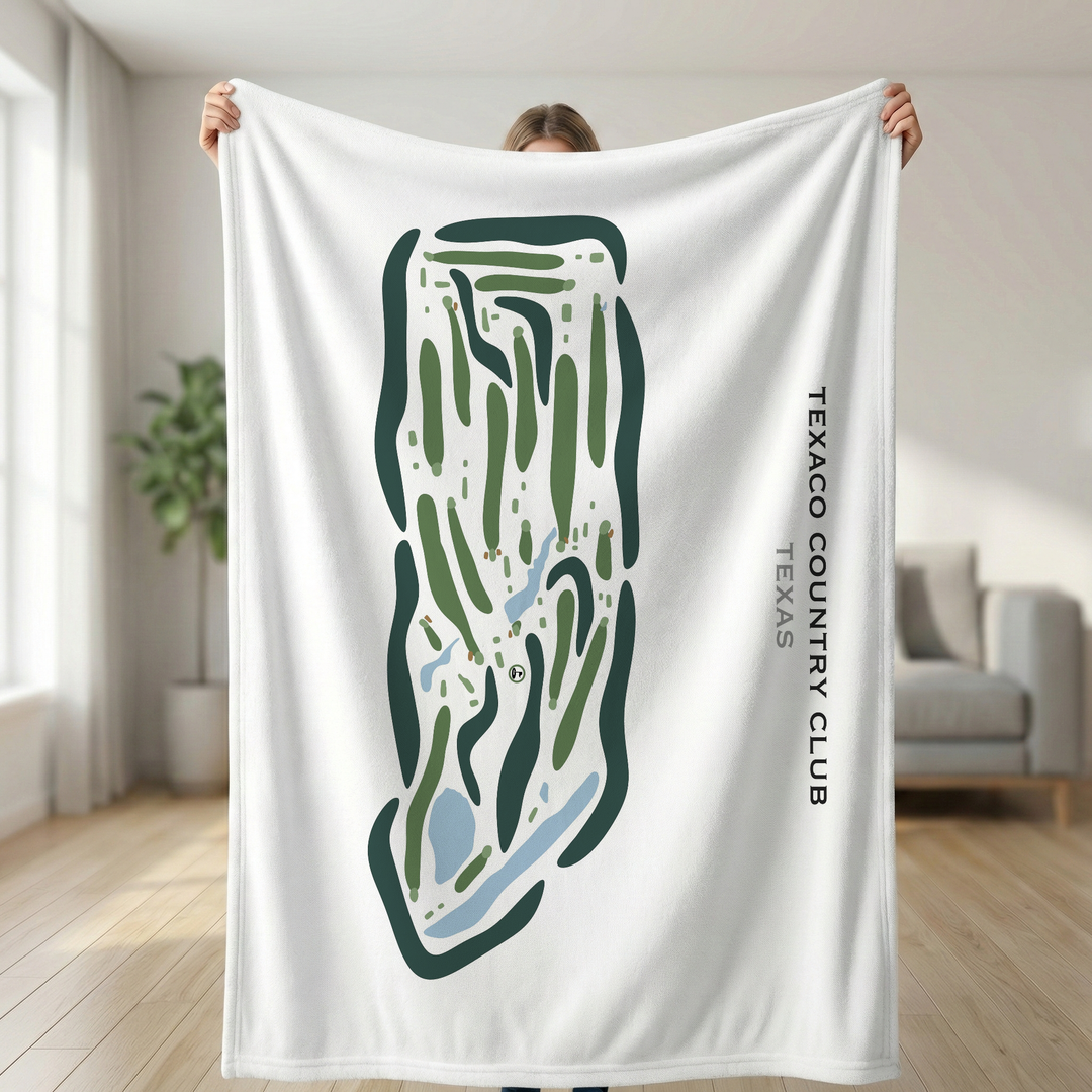 Texaco Country Club, Texas - Printed Golf Courses