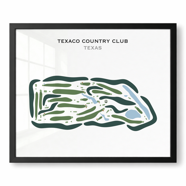 Texaco Country Club, Texas - Printed Golf Courses